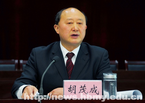 胡茂成書記傳達十一屆全國人大三次會議精神