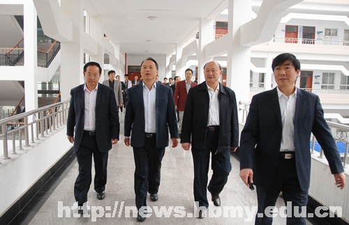 湖北省教育廳副廳長張金元到我校檢查工作